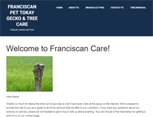 Tablet Screenshot of franciscancare.org